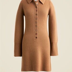 J Crew Spring Street Cashmere Collection Polo Dress
